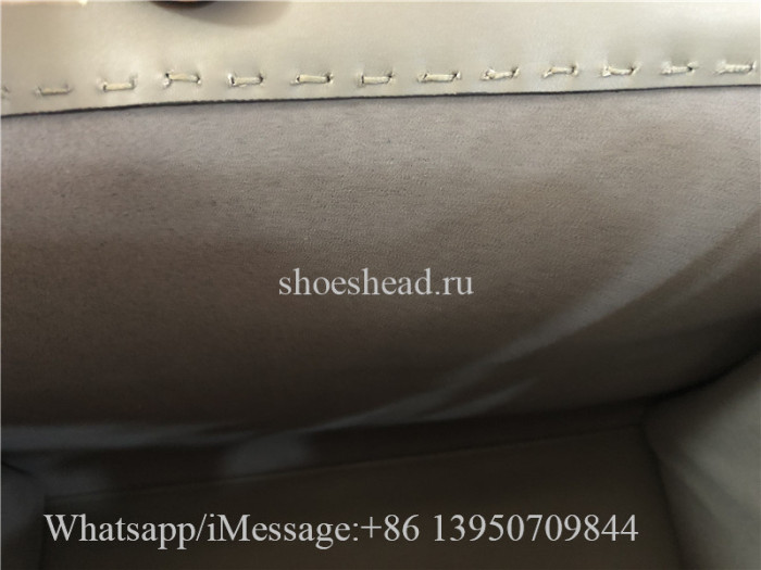 Original Fendi Calfskin Plexiglass Medium Sunshine Shopper Tote Moon Bag