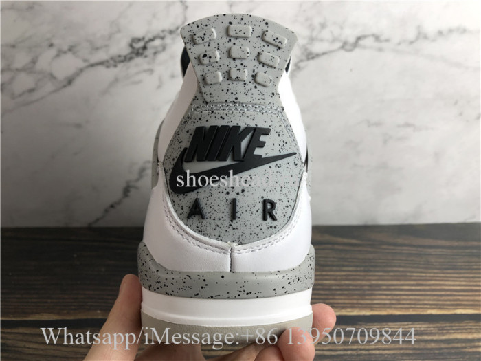 Super Quality Air Jordan 4 Retro White Cement