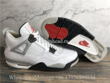 Super Quality Air Jordan 4 Retro White Cement