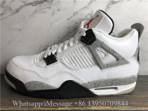 Super Quality Air Jordan 4 Retro White Cement