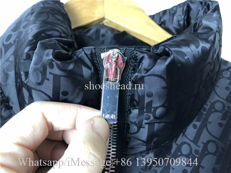 Dior Oblique Puffer Blouson Electric Jacket Black