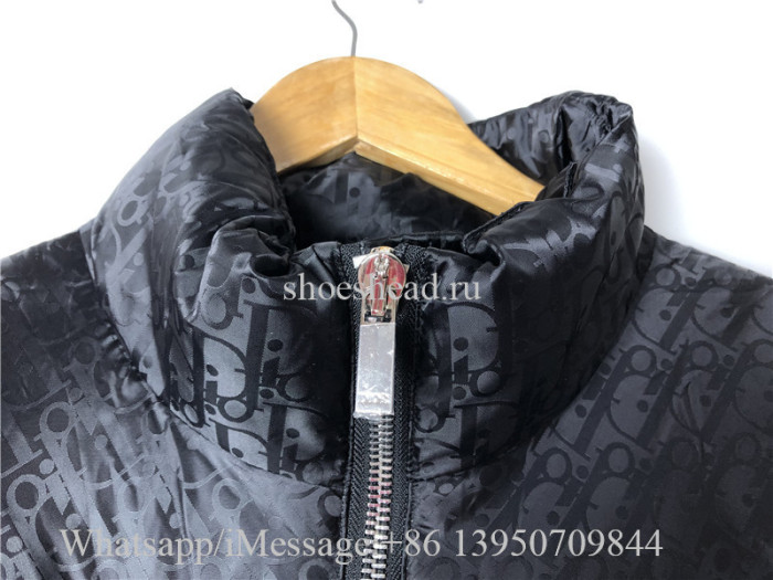 Dior Oblique Puffer Blouson Electric Jacket Black