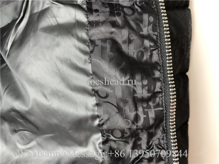 Dior Oblique Puffer Blouson Electric Jacket Black