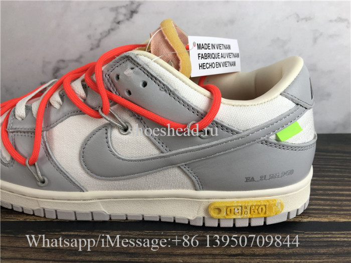 Off White x Nike Dunk Low Lot 06 Of 50
