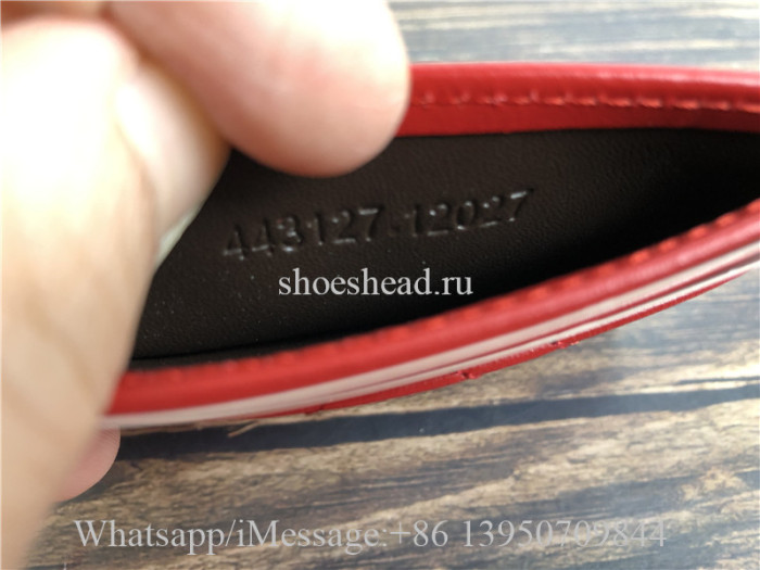 Original Gucci GG Marmont Cardcase Red