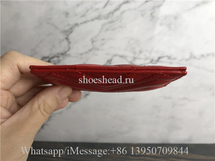 Original Gucci GG Marmont Cardcase Red