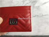 Original Gucci GG Marmont Cardcase Red