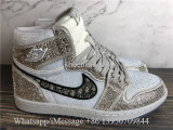 Air Jordan 1 Retro High High Dior Glitter