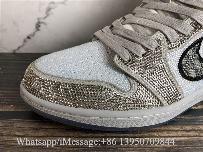 Air Jordan 1 Retro High High Dior Glitter