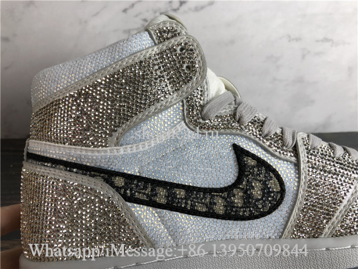 Air Jordan 1 Retro High High Dior Glitter
