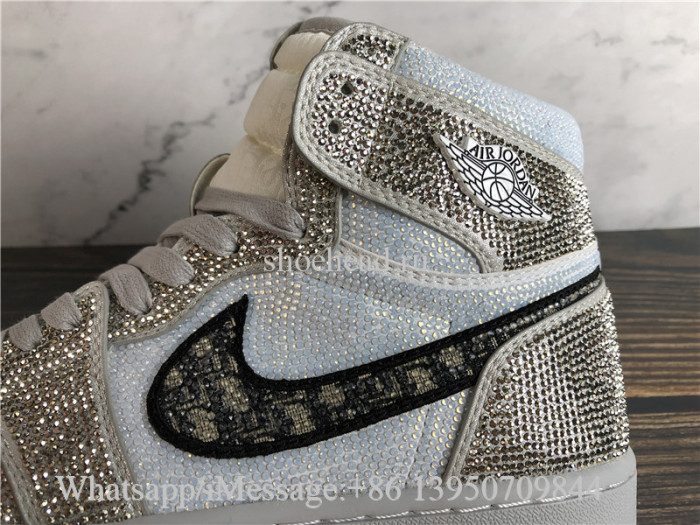 Air Jordan 1 Retro High High Dior Glitter