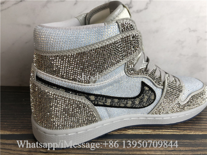 Air Jordan 1 Retro High High Dior Glitter