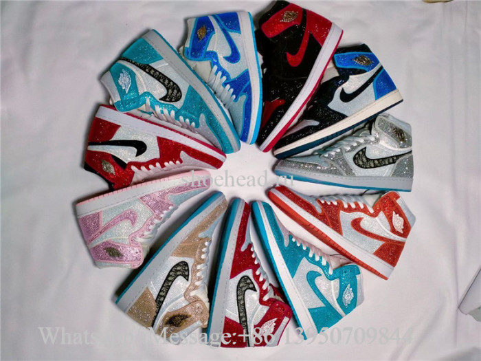 Air Jordan 1 Retro High High Dior Glitter
