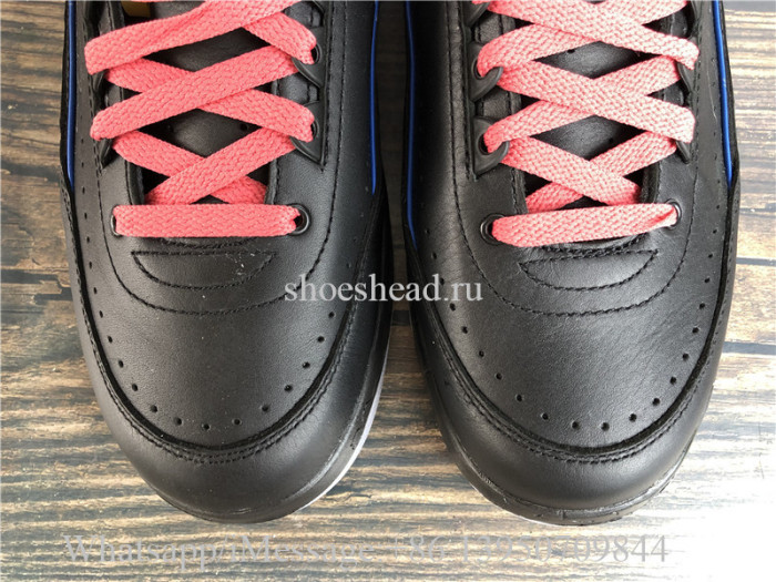 Off White x Air Jordan 2 Retro Low SP Black Royal