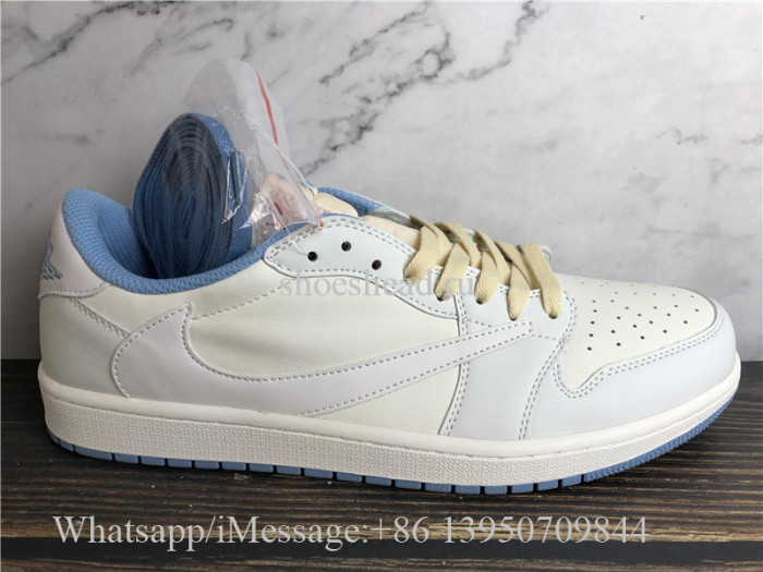 Air Jordan 1 Low Military Blue x Travis Scott x Fragment