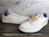 Air Jordan 1 Low Military Blue x Travis Scott x Fragment