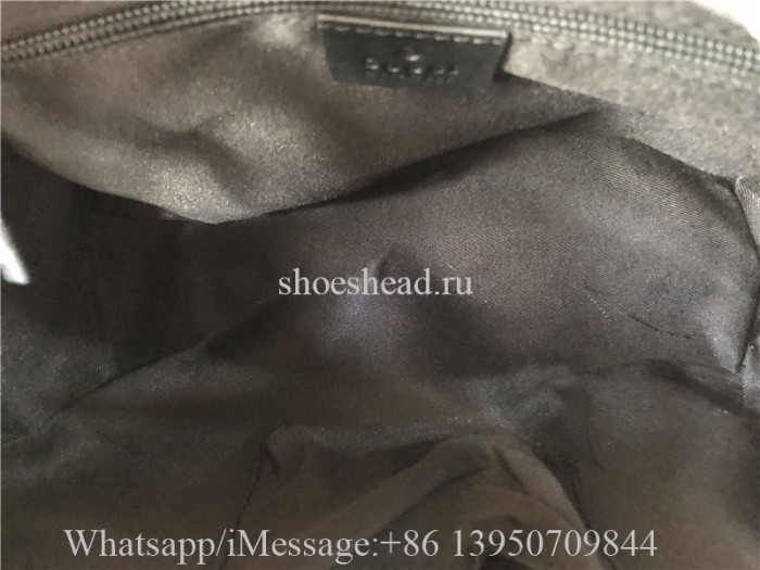 Original Gucci Leather Micro GG Guccissima Large Toiletry Dopp Bag