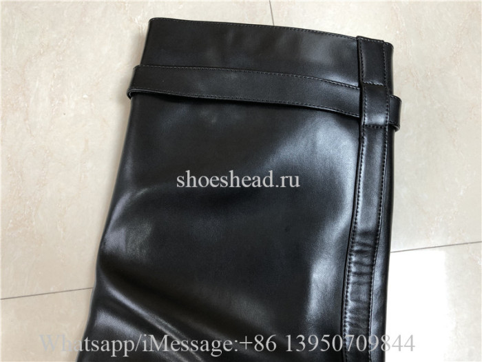 Givenchy Shark Lock Pant Boot Leather Black