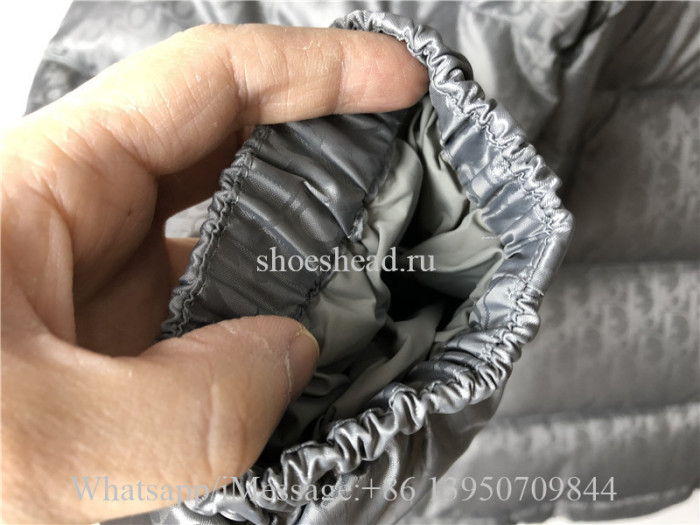 Dior Oblique Puffer Blouson Electric Jacket Grey