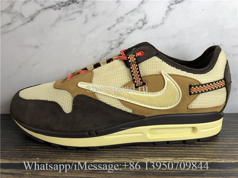 Travis Scott x Nike Air Max 1 Baroque Brown