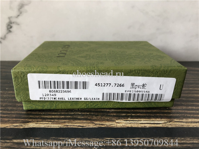 Original Gucci Kingsnake Print GG Supreme Cardcase