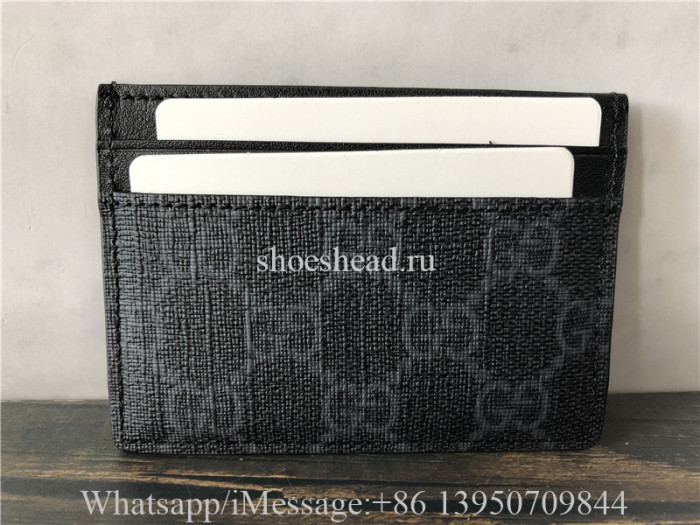Original Gucci Kingsnake Print GG Supreme Cardcase
