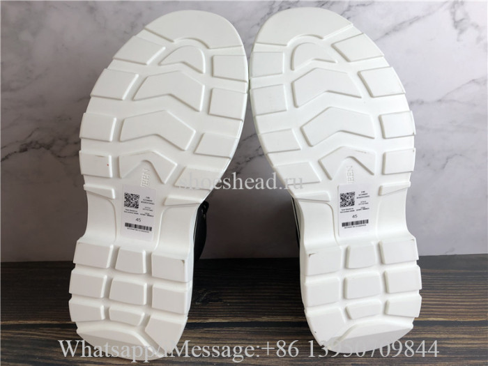 Alexander McQueen Tread Slick Boot Black White