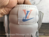 Louis Vuitton x Air Jordan 1 High White Blue Purple