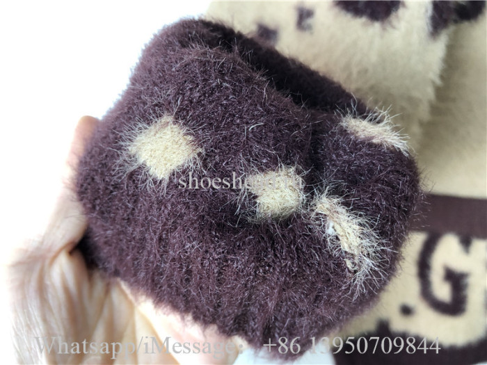 Gucci Reversible GG Mohair Wool Cardigan Sweater