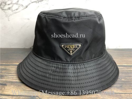Prada Nylon Bucket Hat Black