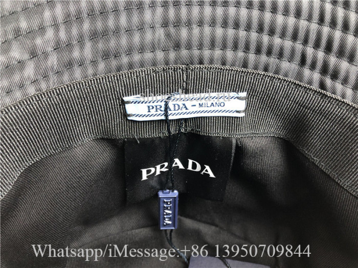 Prada Nylon Bucket Hat Black