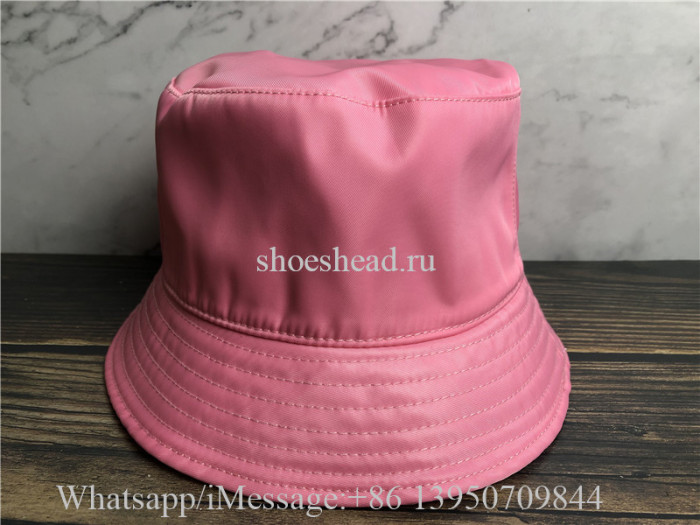 Prada Nylon Bucket Hat Pink