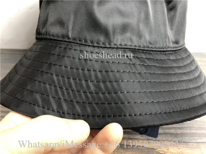Prada Nylon Bucket Hat Black