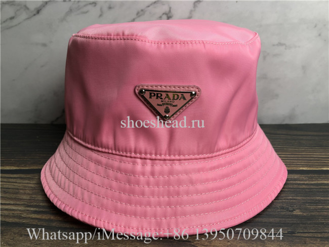 Prada Nylon Bucket Hat Pink