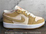 Air Jordan 1 WMNS Low SE Twine Orange Quartz Corduroy