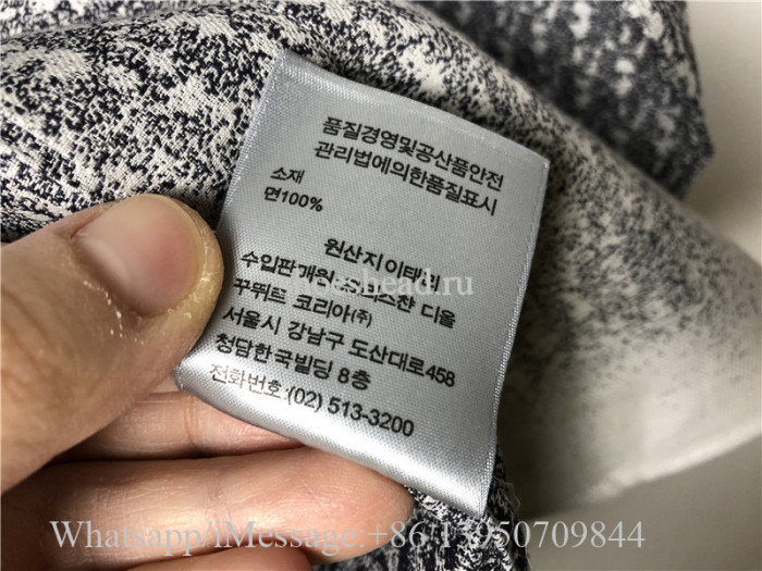 Dior Gradient Over Print Embroidery Long Sleeves Shirt
