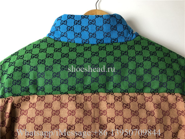 Gucci Striped Logo-Jacquard Cotton-Blend Canvas Down Jacket