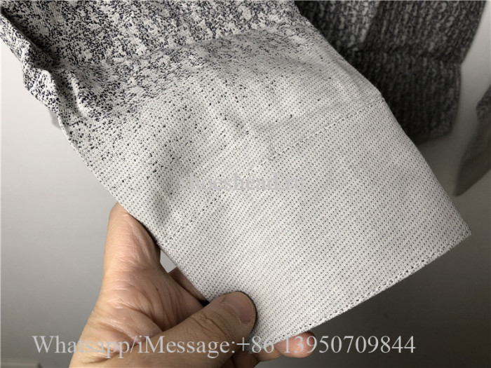 Dior Gradient Over Print Embroidery Long Sleeves Shirt