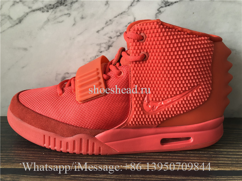 2021 Version Nike Air Yeezy 2 Red October Glow
