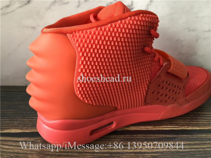 2021 Version Nike Air Yeezy 2 Red October Glow