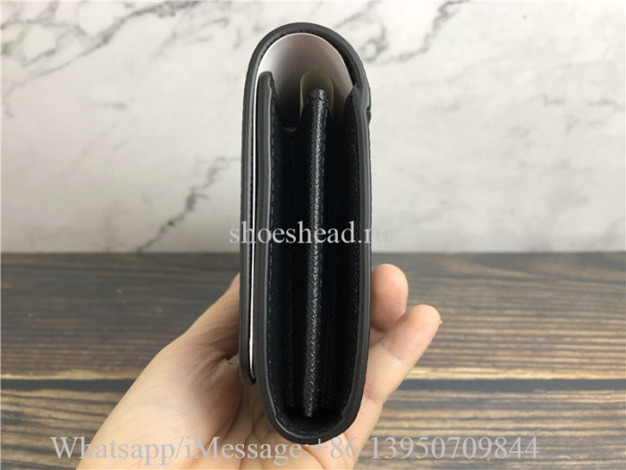 Original Louis Vuitton Iconic Twist Wallet Epi Leather Black Silver M68309