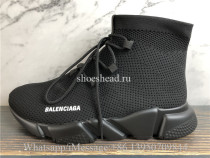 Balenciaga Speed Lace Up Trainer Triple Black