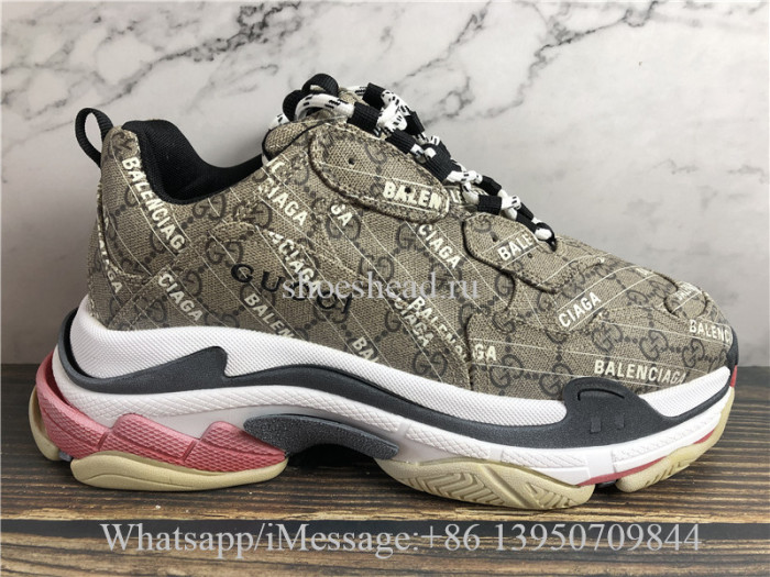 Gucci x Balenciaga Hacker Triples S Sneaker