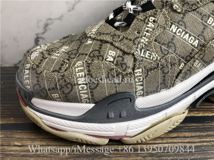 Gucci x Balenciaga Hacker Triples S Sneaker