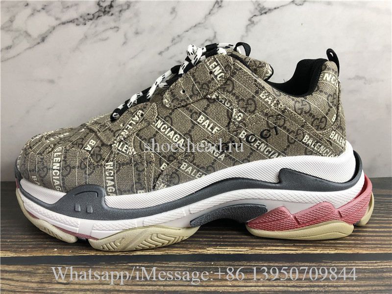 Gucci x Balenciaga Hacker Triples S Sneaker