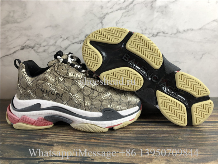 Gucci x Balenciaga Hacker Triples S Sneaker