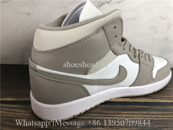 Air Jordan 1 Retro Mid Linen College Grey
