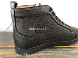 Christian Louboutin High Top Sneaker All Black