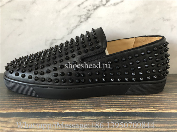 Christian Louboutin Spike Low Top Loafer Sneaker