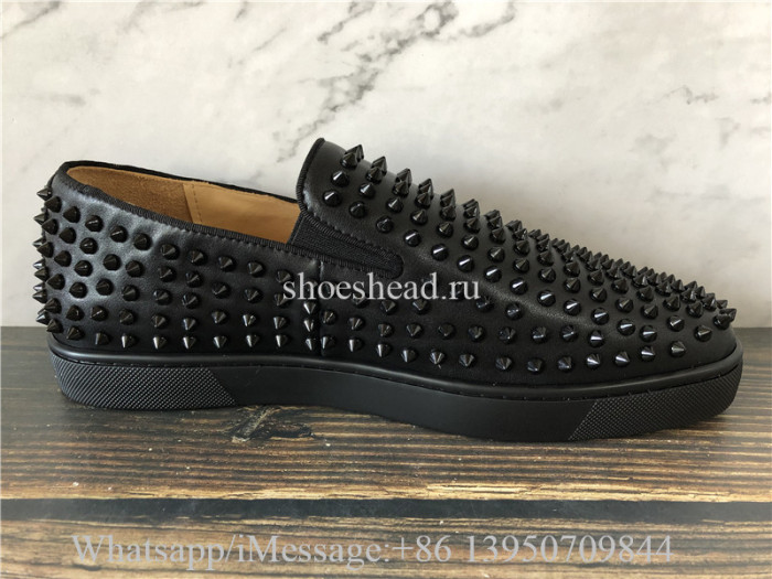 Christian Louboutin Spike Low Top Loafer Sneaker